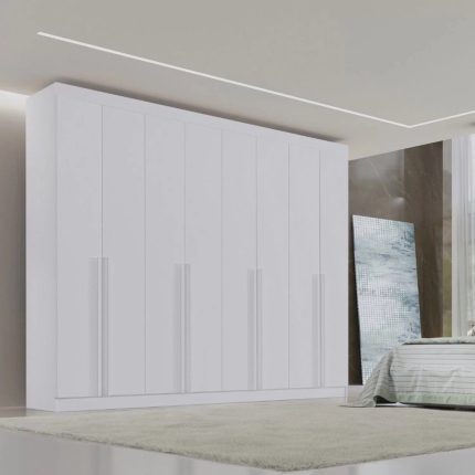 Guarda-roupa Casal mdf 08 Portas Império