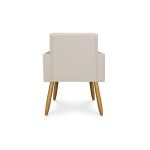 Kit 02 Poltronas Decorativa Sala Oferta Tecido Courino - Imagem 4