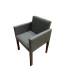 Kit 6 Poltronas Nina Executiva Em Tecido Sintético – Cinza – Cor: Cinza - Imagem 3