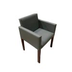 Kit 6 Poltronas Nina Executiva Em Tecido Sintético – Cinza – Cor: Cinza - Imagem 4