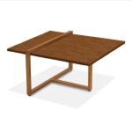 Mesa Centro Estilo Industrial Berlin Decorativa Moderna klm Móveis - Imagem 2