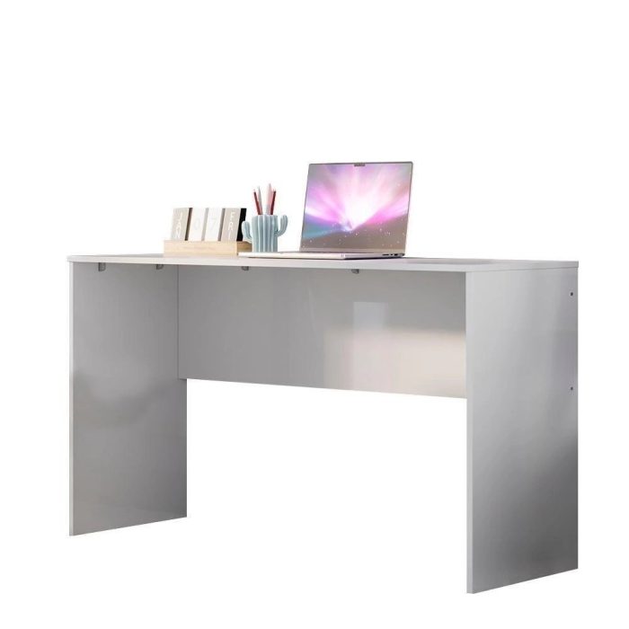 Mesa De Escritório Branco Natus Jm Móveis - Imagem 2