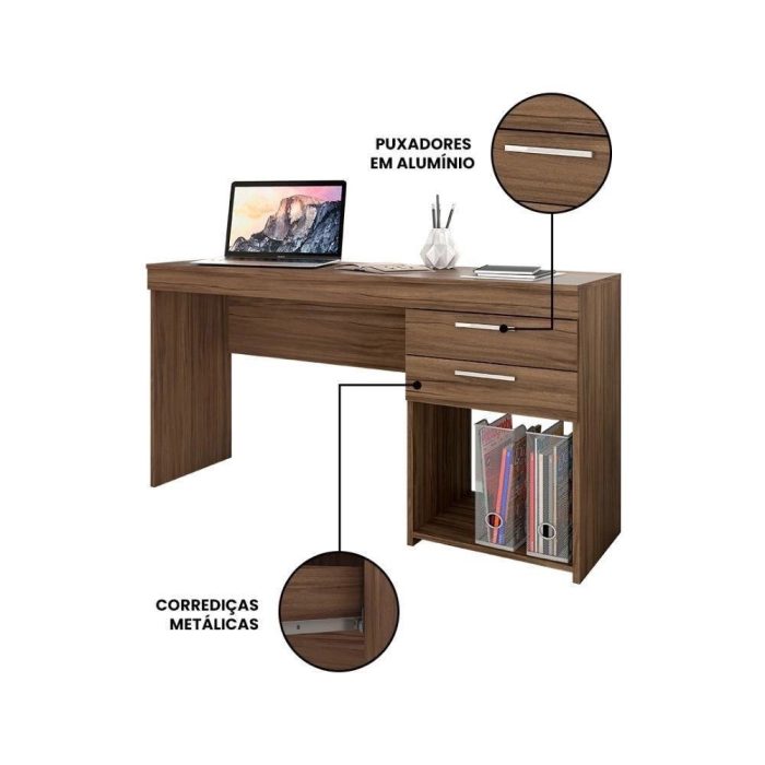 Mesa De Escritório Office Notável Móveis - Imagem 2