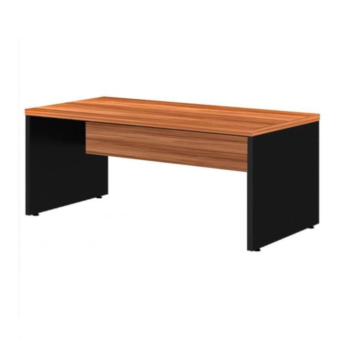 Mesa Escritório 1,50×0,60m -SGavetas – workstart – nogal sevilhapreto – 21472 - Imagem 1