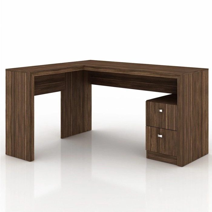 Mesa Para Escritório 2 Gavetas Tecno Mobili Me4129 - Imagem 2