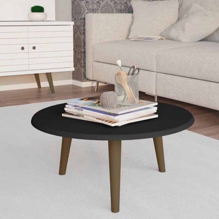 Mesa de Centro Brilhante Preto – Bechara - Imagem 2