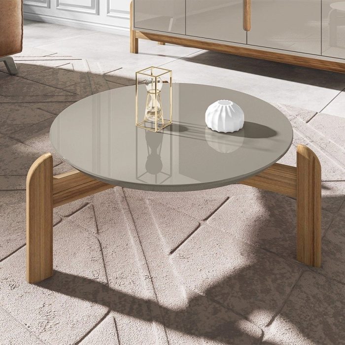 Mesa de Centro Lizz Off White Casa D - Imagem 1