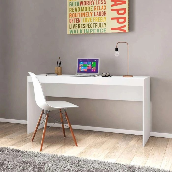 Mesa de Escritório Aulê Branca - Imagem 3