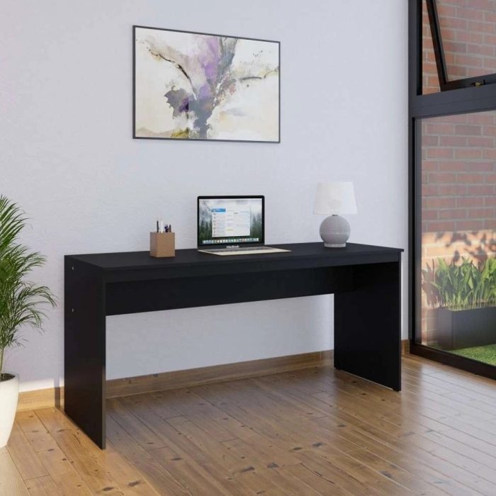 Mesa de Escritório Diretor Preta 160 cm - Imagem 1