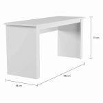 Mesa de Escritório Hill Branca - Imagem 4
