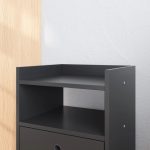 Mesa de cabeceira Retrô Dream Plus – Preto – Mania - Imagem 2