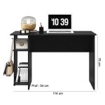 Mesa p Escritório 3875 Qmovi Preto - Imagem 3