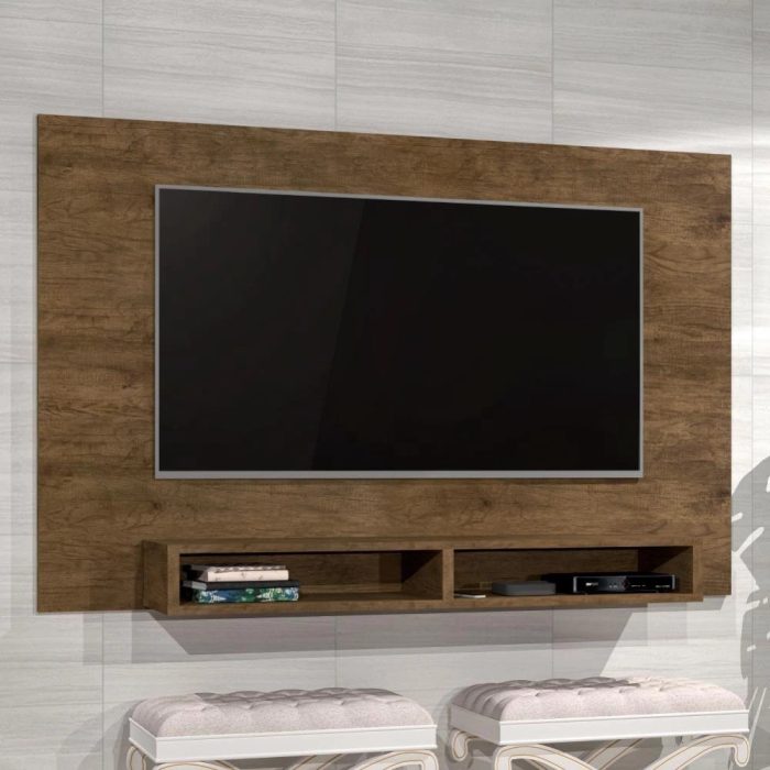 Painel Para TV Até 42 Polegadas 1,37m Manhattan Jequitibá J&A - Imagem 2