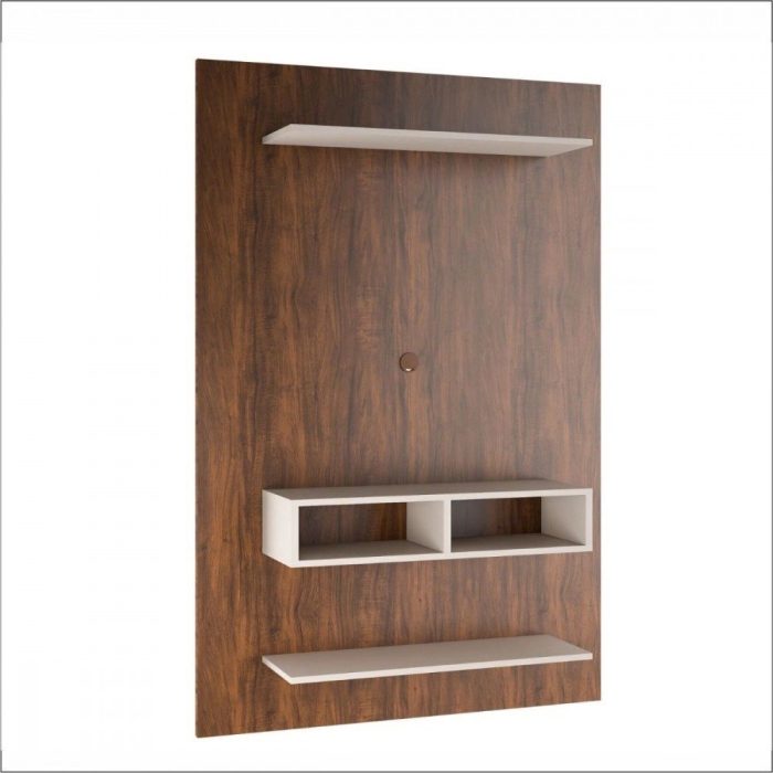 Painel Para Tv Até 43 Polegadas Byte Imbuia Off White Viero - Imagem 2