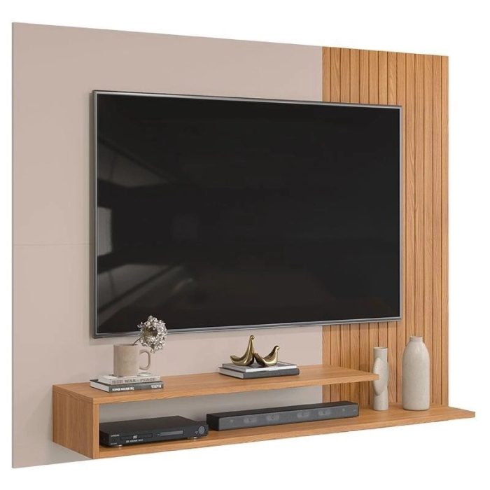 Painel para Tv Nando Carvalho Nobre Griz – Dj Móveis - Imagem 2