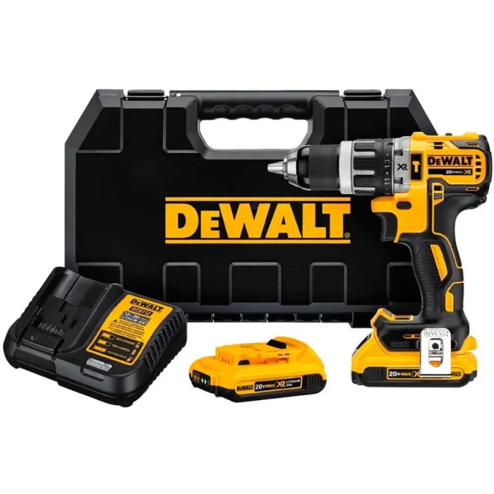 Parafusadeira Furadeira de Impacto Brushless 1/2 Pol. 20V com 2 Baterias Carregador e Maleta – DEWALT-DCD796D2 - Imagem 1