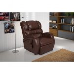 Poltrona Cadeira Reclinável Imperial Para Idoso Motorizada Courissimo Com Massageador Gravidade Zero Marrom