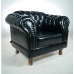 Poltrona Chesterfield Duque – Corano Preto / Sala – Recepção – Barbearia
