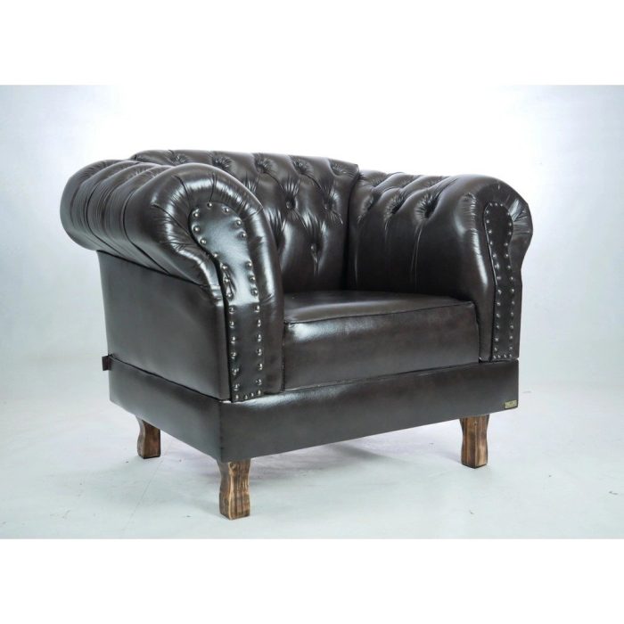 Poltrona Chesterfield Duque Retro – Corano Café - Imagem 1