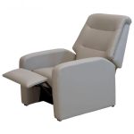 Poltrona Do Papai Reclinável Classic – Bege Corino