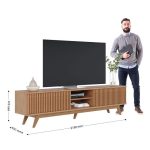 Rack Bancada Ambiente Fortaleza Freijó – Colibri - Imagem 3
