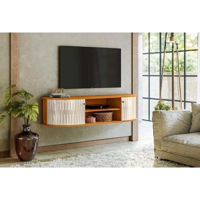 Rack Bancada Suspensa Modena Cinamomo Off White – Madetec - Imagem 2