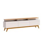 Rack Classic I Off White e Nature 64×218 cm - Imagem 2