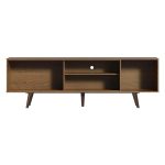 Rack Madesa Dubai para TV até 65 Polegadas com Pés – Rustic/Preto/Rustic - Imagem 3