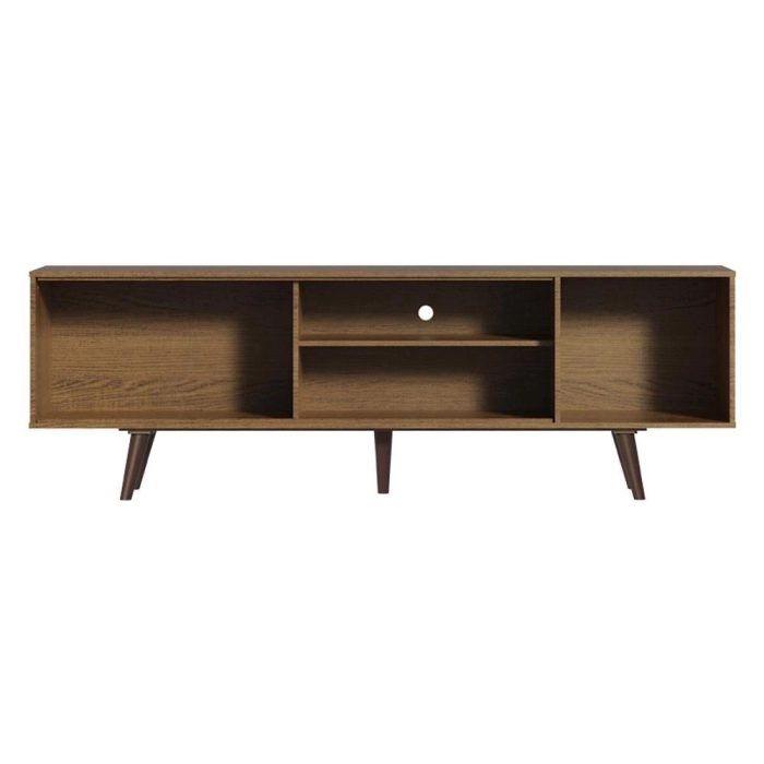 Rack Madesa Dubai para TV até 65 Polegadas com Pés – Rustic/Preto/Rustic - Imagem 3