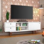 Rack Retrô Weimar Branco 162 cm