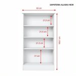 Sapateira 2 Portas 3 Prateleira Alaska Notável Móveis - Imagem 4