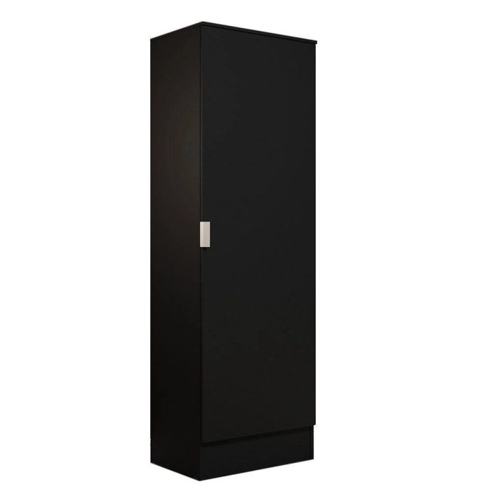 Sapateira Armário Multiúso Madesa Isis 1 Porta – Preto - Imagem 2