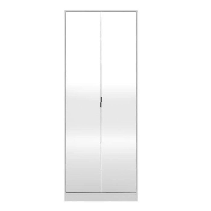 Sapateira Multiuso Grife Branco com Espelho – Demóbile - Imagem 2
