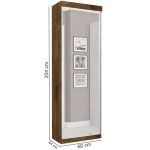 Sapateira Roupeiro Thor J&A Móveis 01 porta com espelho – Jequitibá - Imagem 4