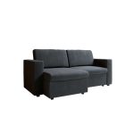 Sofá 3 Lugares Retrátil Zoy Suede Grafite - Imagem 2