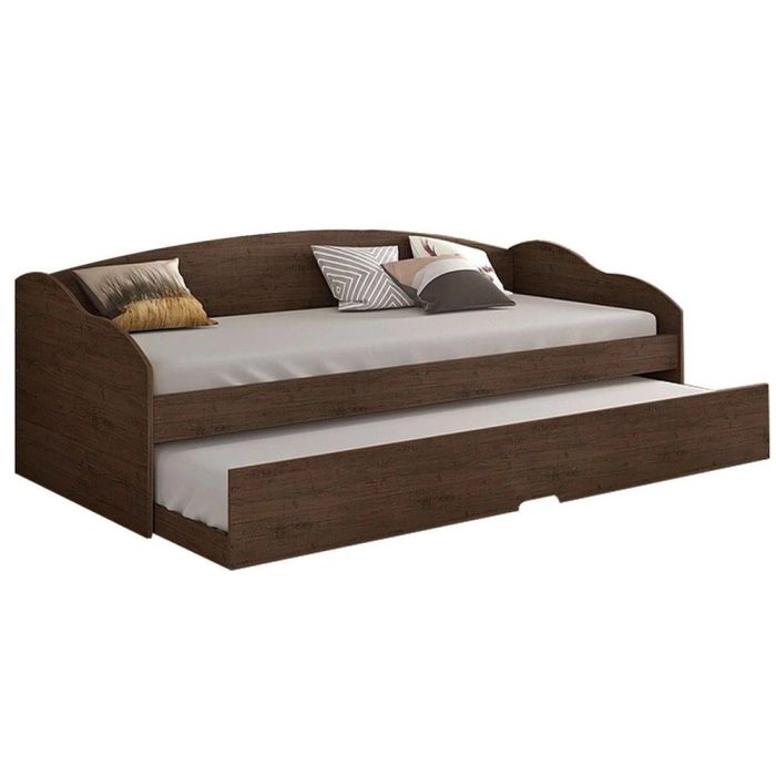 Sofá Cama Conquista Funny ii cCama Auxiliar Café - Imagem 1