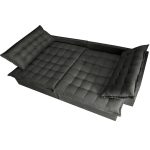 Sofá Retrátil Reclinável e Cama 2,15m Cama inBox Flex Suede Velusoft Cinza - Imagem 5