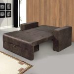 Sofá-cama Pratik 5000 Mamflex Marrom Suede Amassado - Imagem 2