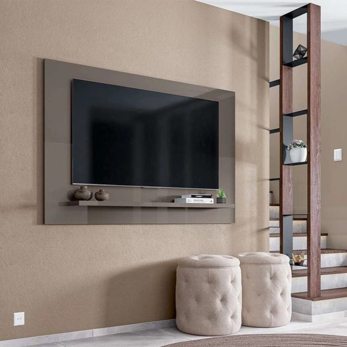 Painel para TV até 60 Polegadas Safira Cinza - Imagem 1