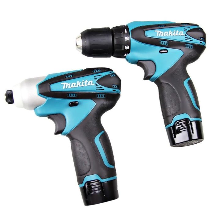Combo de Parafusadeira Impacto e Furadeira Parafusadeira 12V Li-ion Bivolt com Maleta – MAKITA-LCT204 - Imagem 2