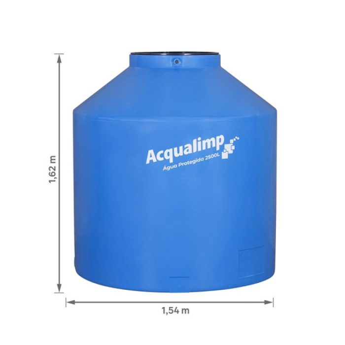 Caixa d’Água 2.500L em Polietileno Água Protegida Acqualimp - Imagem 3